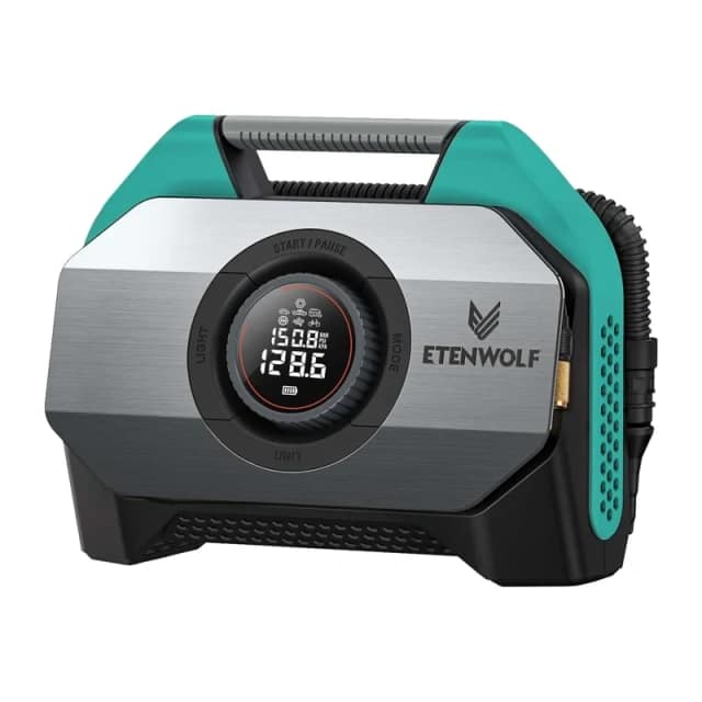Αυτοκινήτου αεροσυμπιεστής Etenwolf S6, 11,03 bar, 19.200 mAh (μπλε)