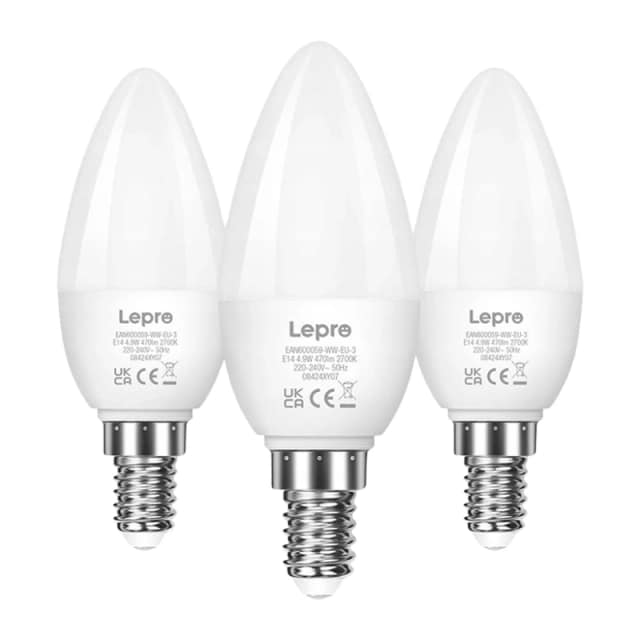 Λαμπτήρας LED LEPRO 600059-WW-EU-3 E14 C37 4,2 W (40 W) 470 lm 2700 K θερμό λευκό 250° 3 τεμάχια