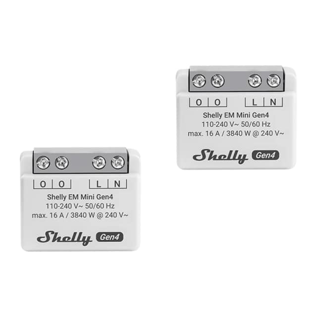 Μετρητής ενέργειας SHELLY EM Mini Gen4, 2 τεμάχια