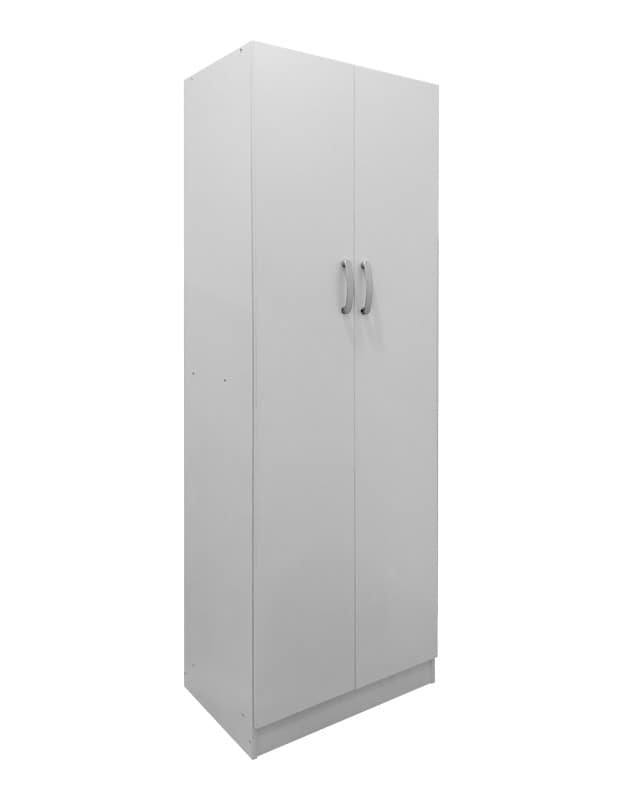 Ντουλάπα δίφυλλη "Real" σε χρώμα λευκό 60x42x180