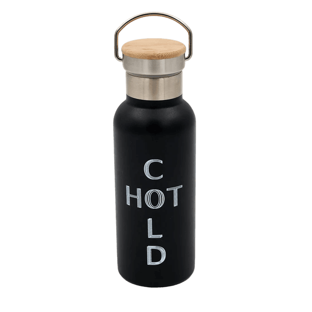 Θερμός "ECO" σε μαύρο χρώμα 500ml