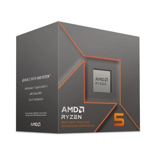 Επεξεργαστής AMD Ryzen 5 8500G, 3.5GHz, 6 Πυρήνες, AM5, 22MB, Wraith cooler