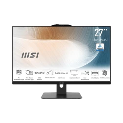 Monoblock PC|MSI|AM272P 1M|Modern|CPU Intel|Intel Core 7|150U|RAM 16 GB|DDR5-SDRAM|Οθόνη 27 "|1920 x 1080 pixels|Αποθήκευση 1000 GB|SSDs 1000 GB|Μη διαθέσιμο|Ενσωματωμένα γραφικά Ναι|Intel Graphics|Μαύρο|Λειτουργικό σύστημα Windows 11 Pro|MODERNAM272P1M-8