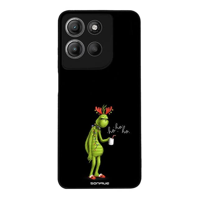 Θήκη Sonique It's Christmas Time Series για Motorola Moto G15 4G / Moto G15 Power / Moto G17 5G / Moto G17 Power 5G Grinch Ho Ho Ho