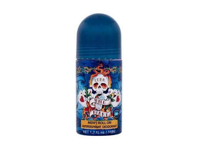 Cuba Wild Heart Men's Roll On Antiperspirant 50 ml