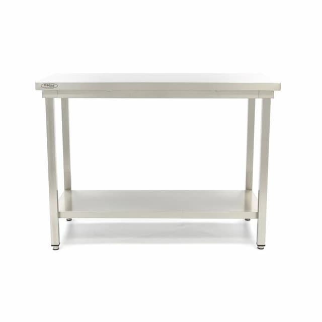 Τραπέζι Ανοξείδωτου Χάλυβα - 120 x 70cm - Ρυθμιζόμενο Ύψος