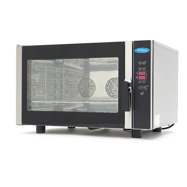 Φούρνος Ατμού Combi - Χωράει 4 Δίσκους (1/1 GN / 60 x 40cm) - Ψηφιακή Οθόνη - 400V