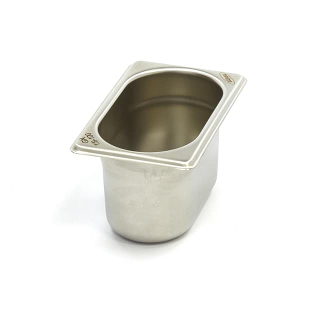 Δοχείο Gastronorm - 1/9 GN - 10cm Βάθος - Ανοξείδωτο Χάλυβα