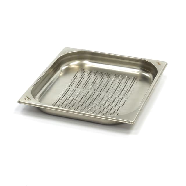 Δοχείο Γαστρονόρμ - 2/3 GN - 4cm Βάθος - Ανοξείδωτο Ατσάλι - Τρυπητό