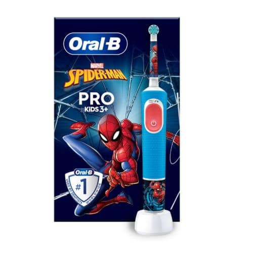 Oral-B Ηλεκτρική Οδοντόβουρτσα Vitality Pro Παιδική Έκδοση Spider-Man, Μπλε ΕΕ