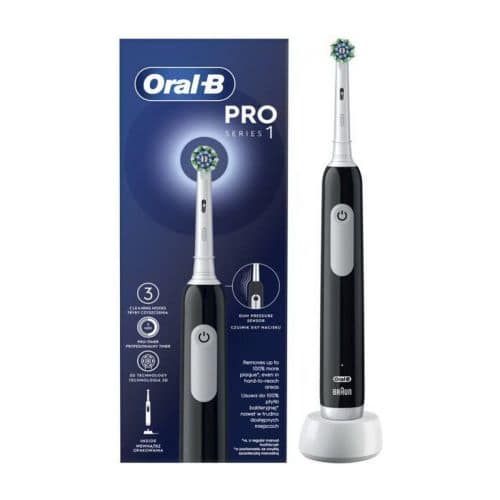 Oral-B Ηλεκτρική Οδοντόβουρτσα Pro 1 Μαύρη ΕΕ