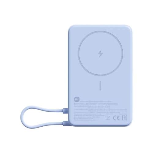 Xiaomi Power Bank Μαγνητικός 10000 mAh με Ενσωματωμένη Βάση Μπλε EU BHR08PCGL