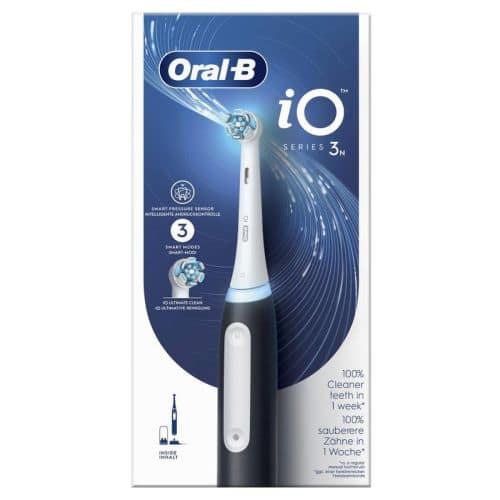 Oral-B Ηλεκτρική Οδοντόβουρτσα iO Series 3 Ματ Μαύρο ΕΕ