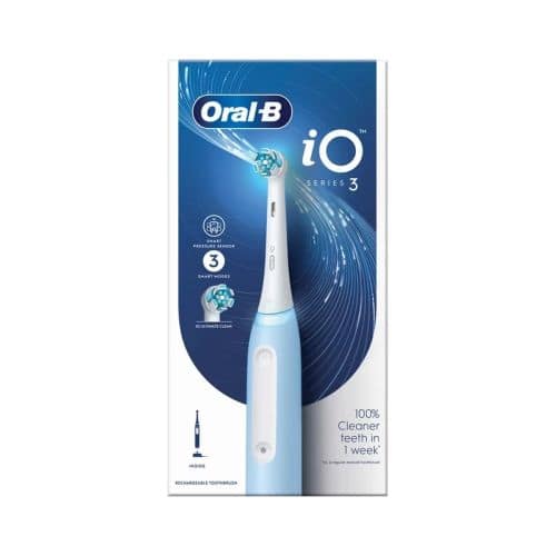 Oral-B Ηλεκτρική Οδοντόβουρτσα iO Series 3 Παγωμένο Μπλε EU
