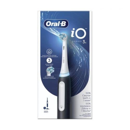 Oral-B Ηλεκτρική Οδοντόβουρτσα iO Σειρά 3S Ματ Μαύρη ΕΕ