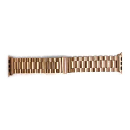 NoBrand Μεταλλικό Λουράκι Apple Watch 42/44/45mm, Ροζ Χρυσό