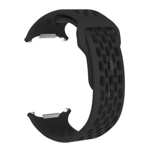 NoBrand Σιλικόνη Λουράκι Galaxy Watch Ultra με Περφορέ, Μαγνητικό 24mm, Μαύρο