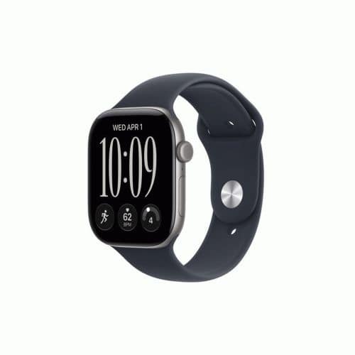 Apple Watch Series 12 (2026) GPS 46mm Space Gray Αλουμινένιο Κουτί, Navy Sport Band M/L ΕΕ MJEJ4