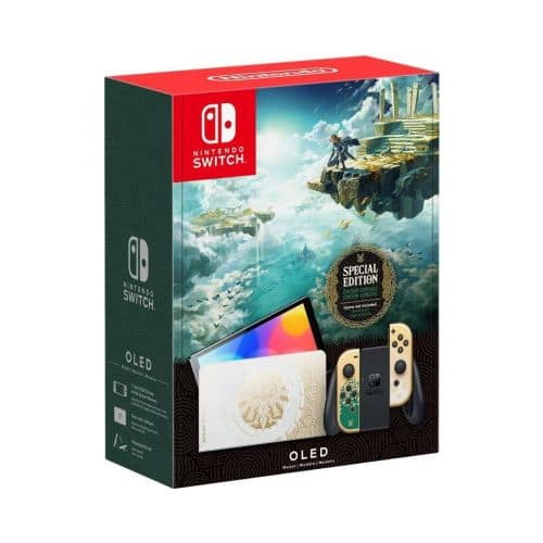 Nintendo Switch OLED Model Zelda: Tears of the Kingdom Limited Edition Χρυσό/ Λευκό ΕΕ