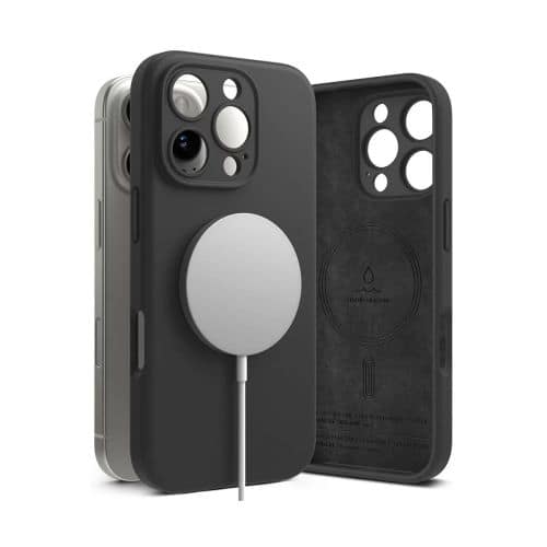 Ringke Θήκη iPhone 16 Pro Max Σιλικόνης Μαγνητική Μαύρη