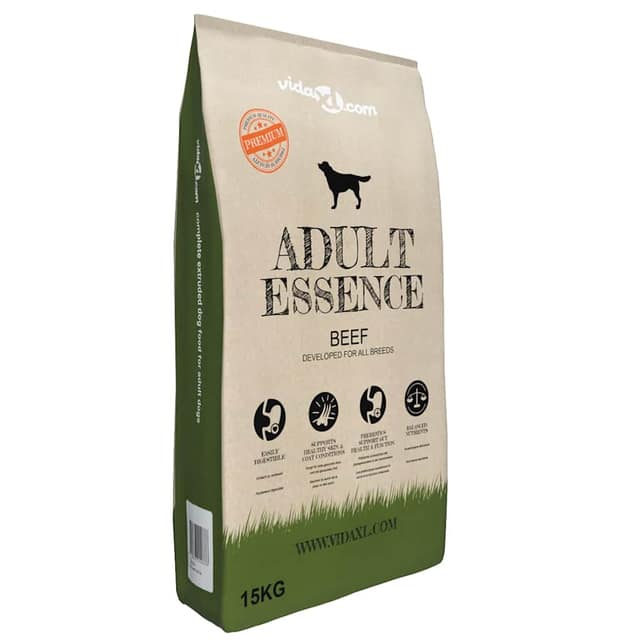 VidaXL Ξηρά Τροφή Σκύλων Premium Adult Essence Beef 15 κ.