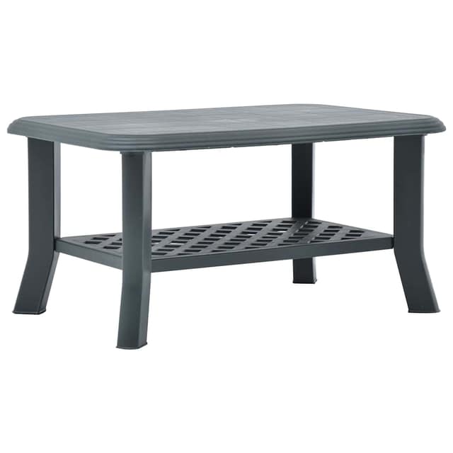 VidaXL Τραπεζάκι Σαλονιού Πράσινο 90 x 60 x 46 εκ. Πλαστικό