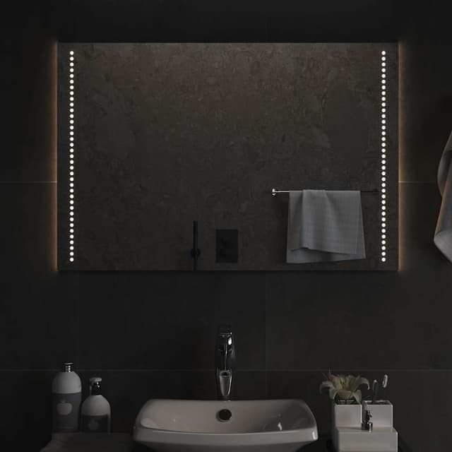 VidaXL Καθρέφτης Μπάνιου με LED 90x60 εκ.