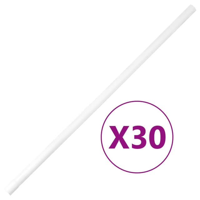 VidaXL Κανάλι Καλωδίων με Κλιπ Ø20 χιλ. 30 μ. από PVC
