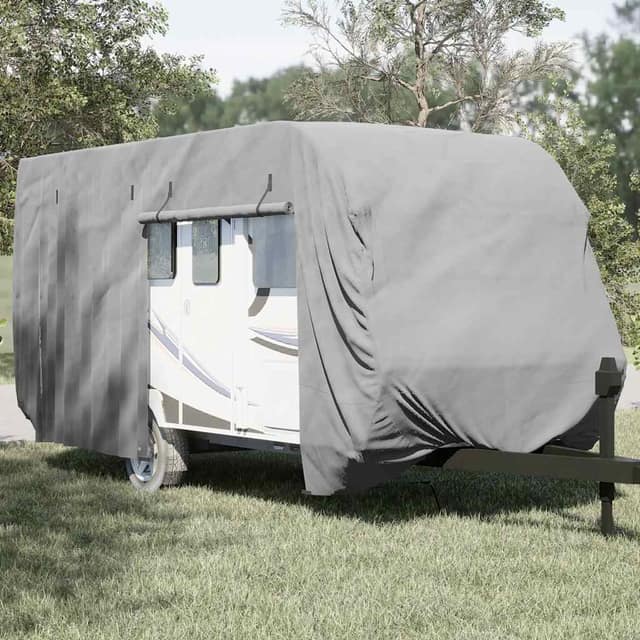 VidaXL Κάλυμμα τροχόσπιτου Γκρι 550x250x220 cm Μη υφασμένο ύφασμα