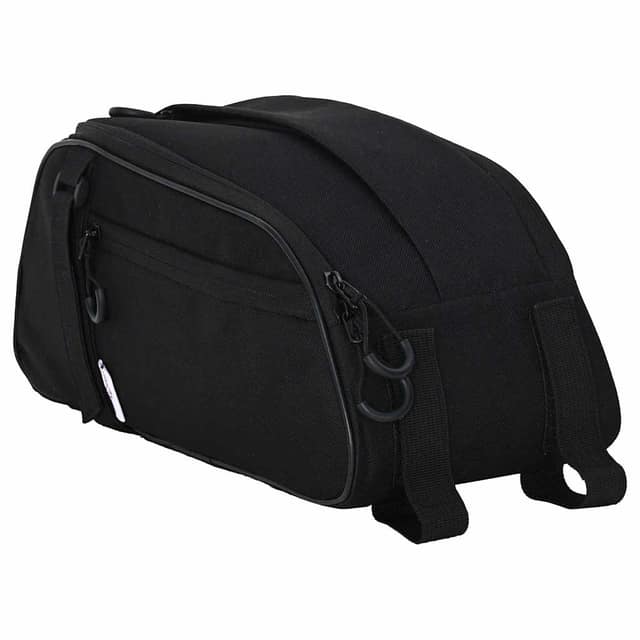 VidaXL Τσάντα Ποδηλάτου Μαύρο 38 x 16 x 16 εκ. Πολυεστέρας
