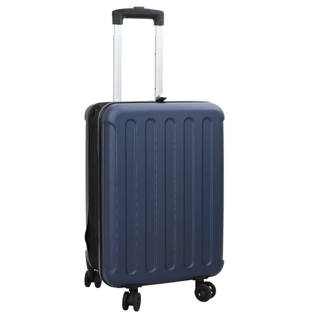 VidaXL Βαλίτσα Σκούρο Μπλε 34 x 23 x 55.5 εκ. ΑΒΣ Πλαστικό