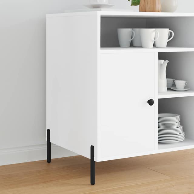 VidaXL Πόδια Επίπλων 12 τεμ. Μαύρο 66 x 36 x 160 χιλ. Σίδερο