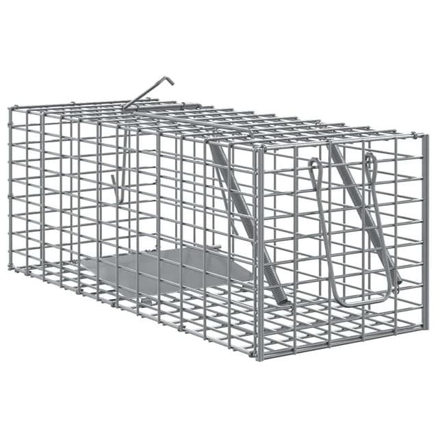 VidaXL Παγίδα Ζώων Ανθρακί 31 x 13 x 12 εκ. Ατσάλι