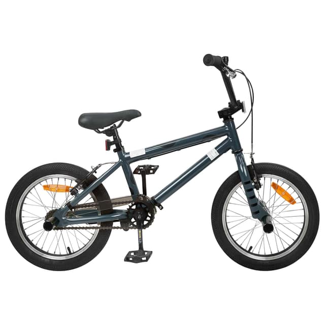 VidaXL BMX Ποδήλατο 16 ίντσες για παιδιά 5-8 ετών Σκούρο Γκρι