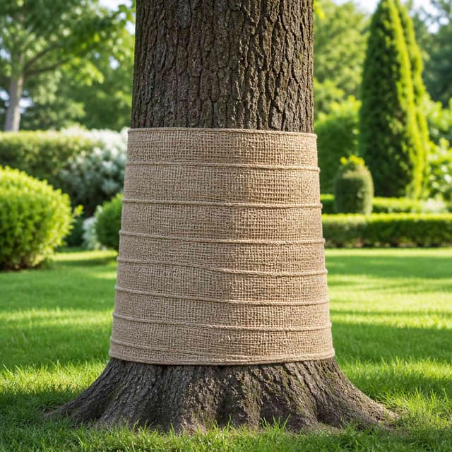 VidaXL Δίχτυ κήπου από γιούτα 25 cm x 5 m 90 gsm 100% Γιούτα Τοσσά