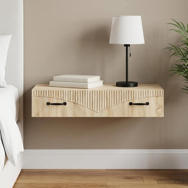 VidaXL Τραπεζάκι Τοίχου 87,5 x 34,5 x 17 εκ. Επεξεργασμένο Ξύλο