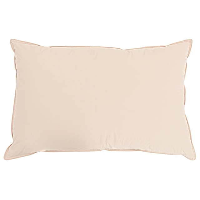 VidaXL Μαξιλάρι 40 x 80 cm Μαλακό Βαμβάκι και καπόκ Μπεζ