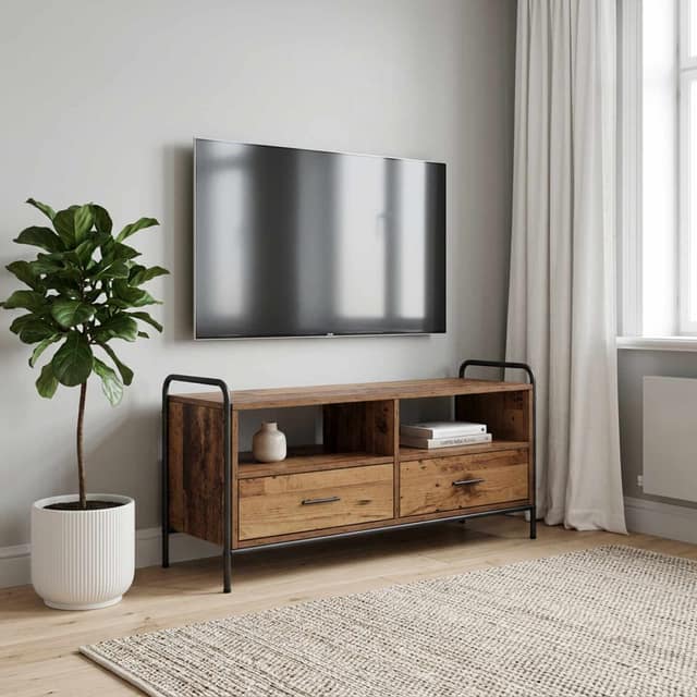 VidaXL Ντουλάπι TV 67,5 x 33 x 50 εκ Παλαιωμένο ξύλο