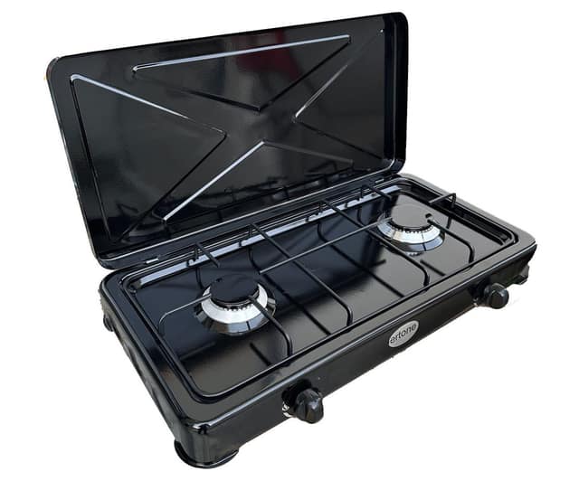 ERTONE ERT-MN-212NG BLACK 2 GAS Επιτραπέζια Εστία