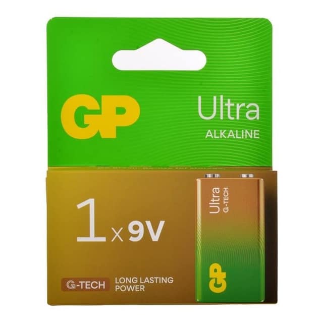 GP 9V ΑΛΚΑΛΙΚΗ ΜΠΑΤΑΡΙΑ 1ΤΕΜ ΣΕ BLISTER