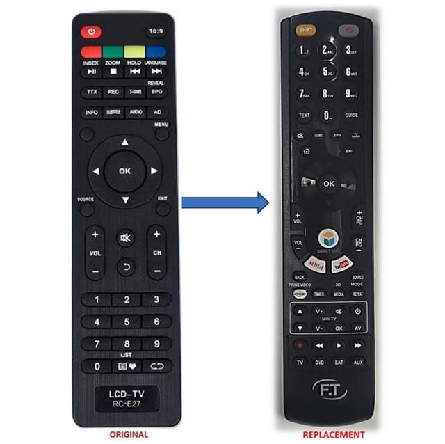 DAHUA LTV32-LD100 RC-E27 Replacement Remote Control