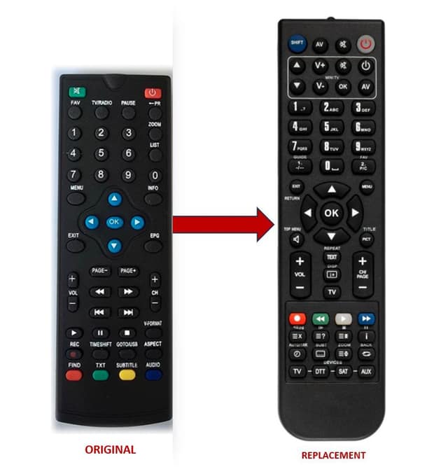 FELIX DVB-T REPLACEMENT REMOTE CONTROL LOR-176