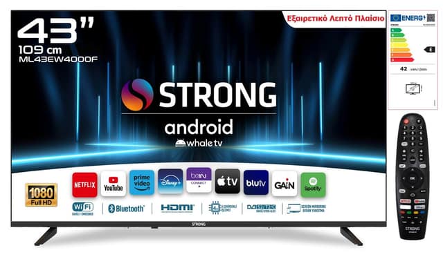 STRONG ML43EW4000F ANDROID WHALE SMART LED TV