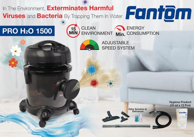 FANTOM PRO H2O 1500 ΜΑΥΡΟ