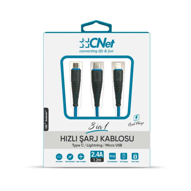 CNet CUCA301 3X1 USB ΦΟΡΤΙΣΤΗΣ