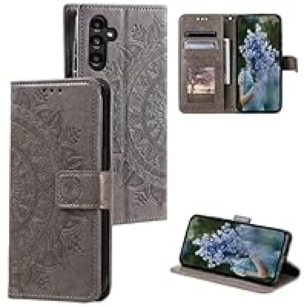  For Samsung Galaxy Z Fold5 Mandala Flower Embossed Leather Phone Case