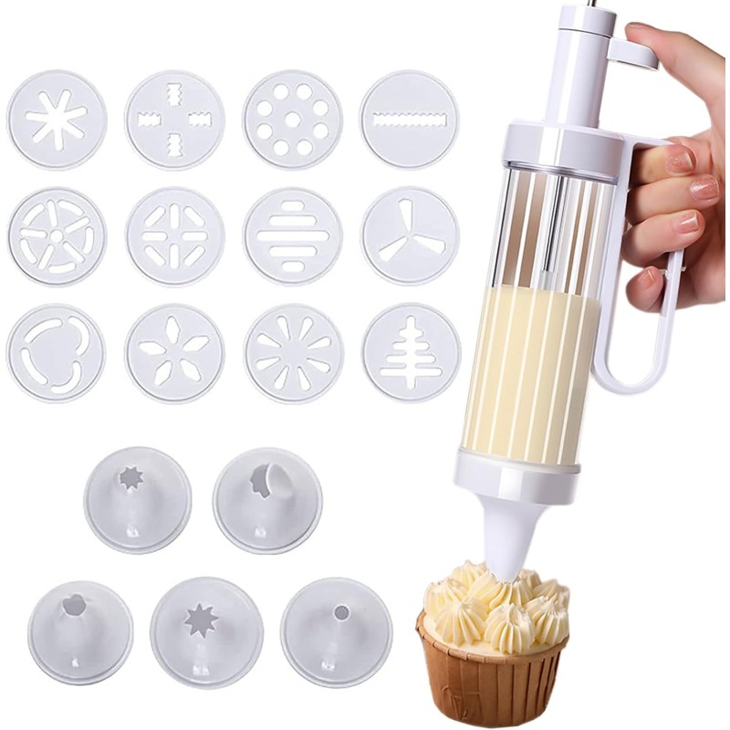 Yangli Cookie Press and Cake Decorator Set 