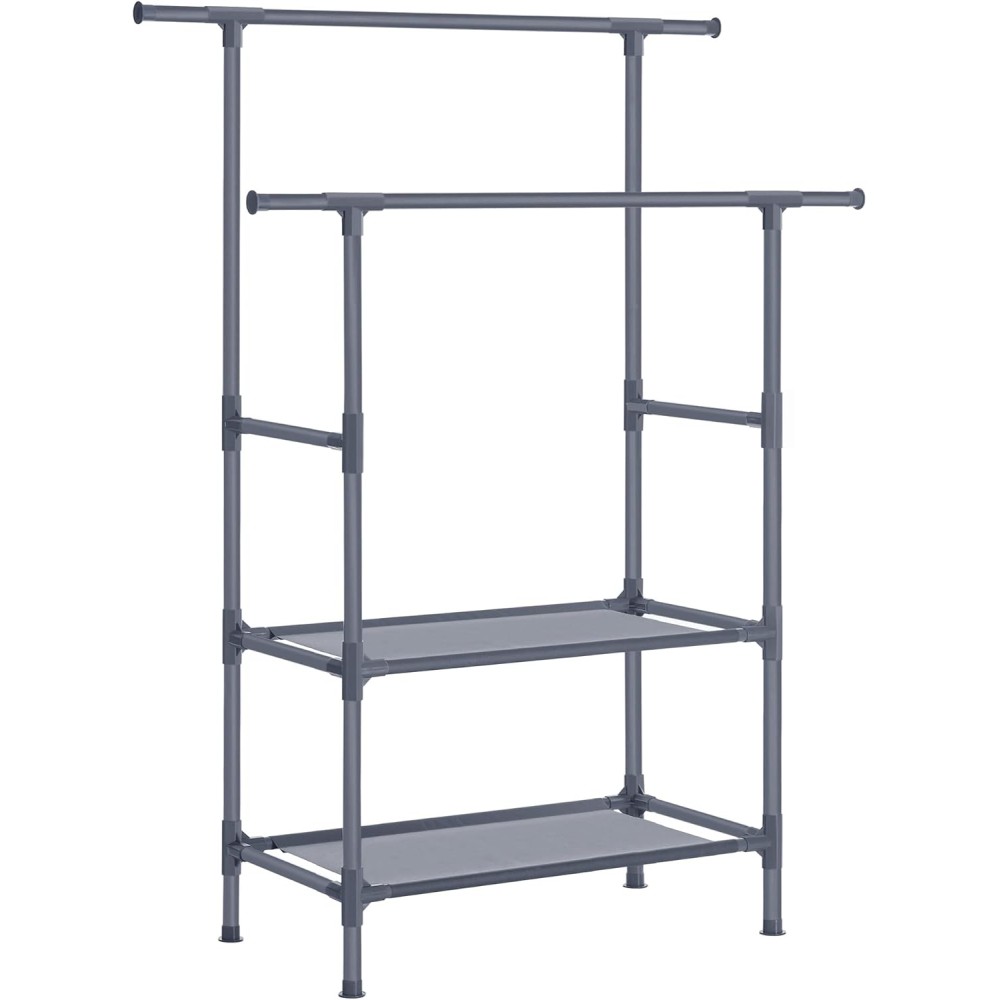 SONGMICS RDR002G02 Double Bar Clothes Rail