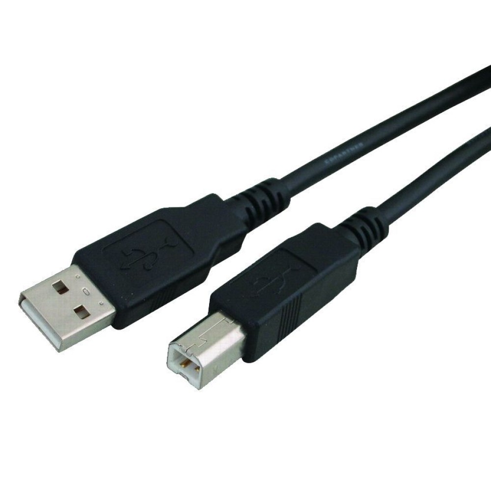Καλώδιο USB 2.0 Σύνδεσης Εκτυπωτή USB-A Σε USB-B Μαύρο 3m