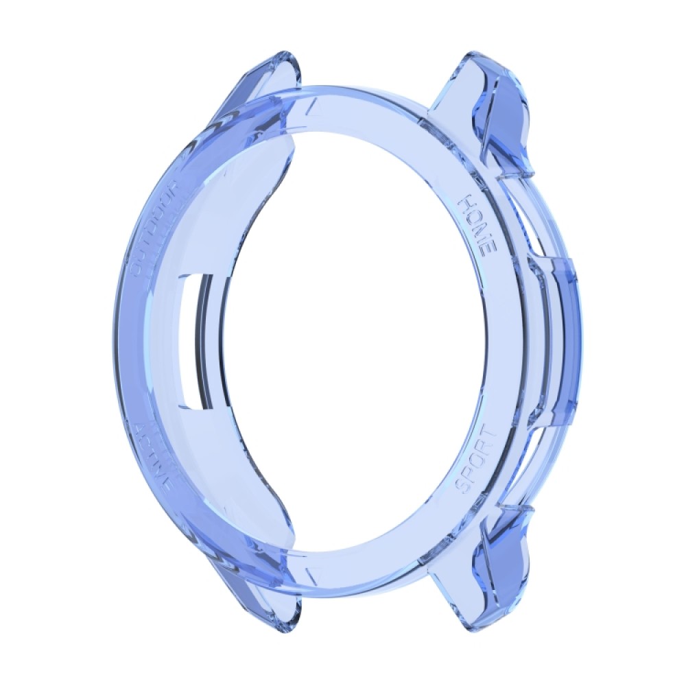 For Xiaomi Watch S1 Active / Watch Color 2 TPU Half-pack Watch Case(Transparent Blue)